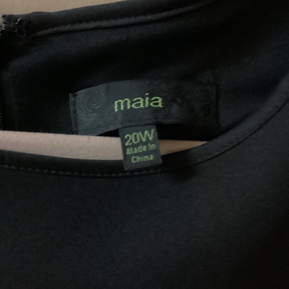 Women’s Black Sleeveless Crocheted Bottom Dress-Size 20- Pre-Owned - Picture 5 of 14